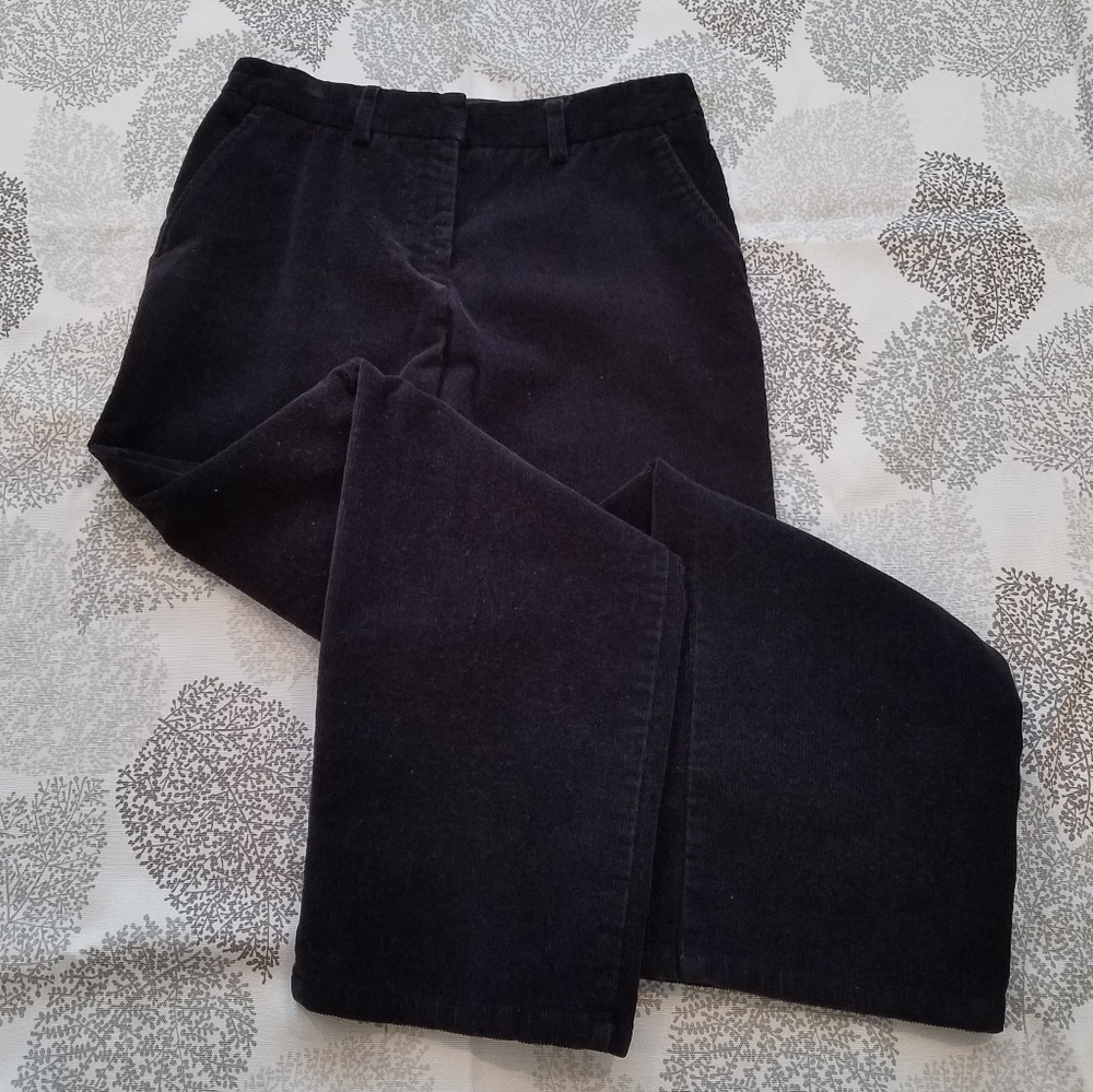 Petite Stretch Corduroy Pants w Pockets/Belt Loops